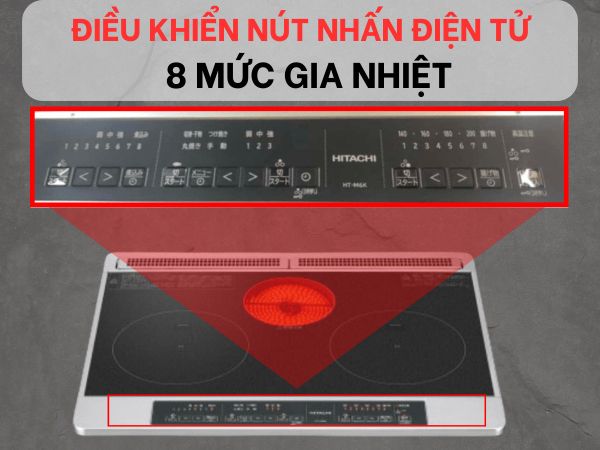 Bếp từ Hitachi M6K nội địa Nhật