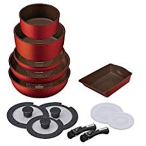 Bộ nồi chảo Nhật nội địa IRIS OHYAMA H-IS-SE13P cán rời